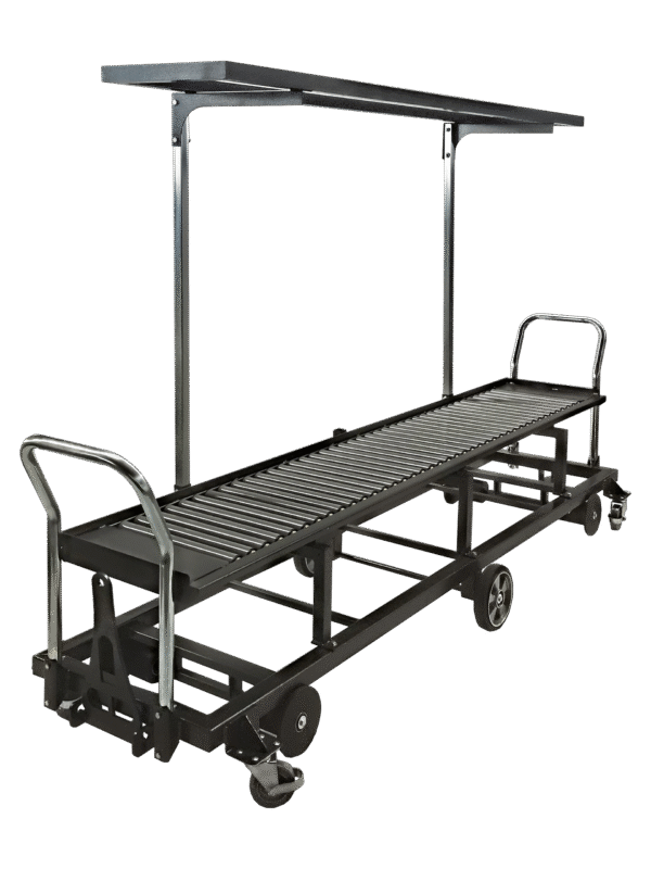 Double Harvest Transport Pipe Rail Trolley