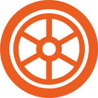 Durable nylon wheel